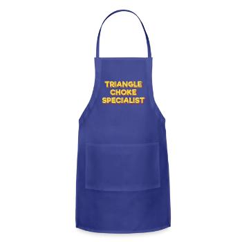 Triangle Choke Specialist - Adjustable Apron - royal blue - Front - Julia (174cm)