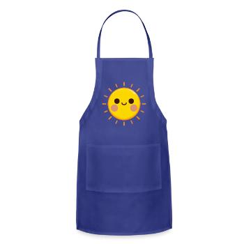 Sun - Adjustable Apron - royal blue - Front - Julia (174cm)