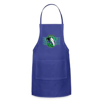 Green Snake Snakes Reptile Terrarium - Adjustable Apron - royal blue - Front - Julia (174cm)
