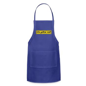 The Yellow Wall - Adjustable Apron - royal blue - Front - Julia (174cm)