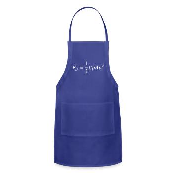 Drag Law Of Fluids Acting On Moving Objects Fluid - Adjustable Apron - royal blue - Front - Julia (174cm)