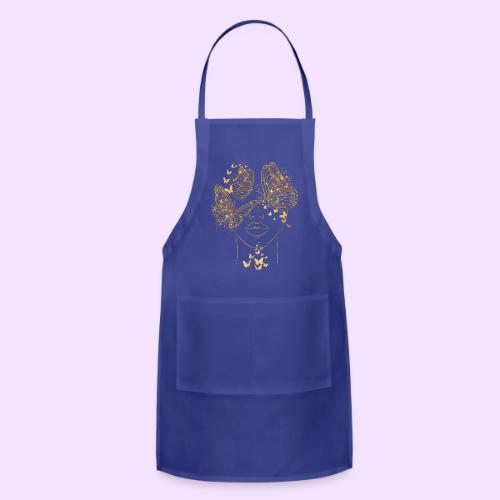 Queen Of Butterflies - Goddess Design - Adjustable Apron