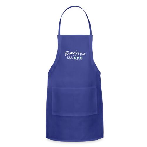 Forward Is a Pace Blue - Adjustable Apron