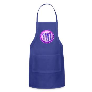 Purple Dope Soda - Adjustable Apron - royal blue - Front - Julia (174cm)