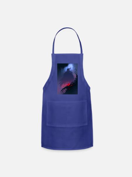 The_Whispered_One - Adjustable Apron - royal blue