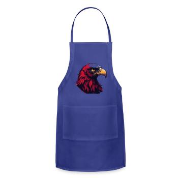 Eagle Head - Adjustable Apron - royal blue - Front - Julia (174cm)