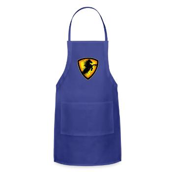 Horse art - Adjustable Apron - royal blue - Front - Julia (174cm)