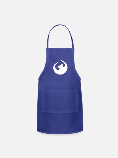 UI5 Phoenix Mono White - Adjustable Apron - royal blue