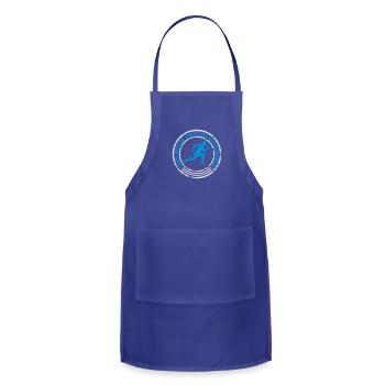 run better than government - Adjustable Apron - royal blue - Front - Julia (174cm)