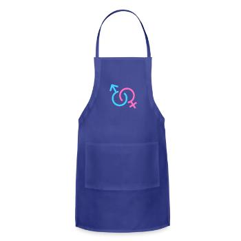 connection - Adjustable Apron - royal blue - Front - Julia (174cm)