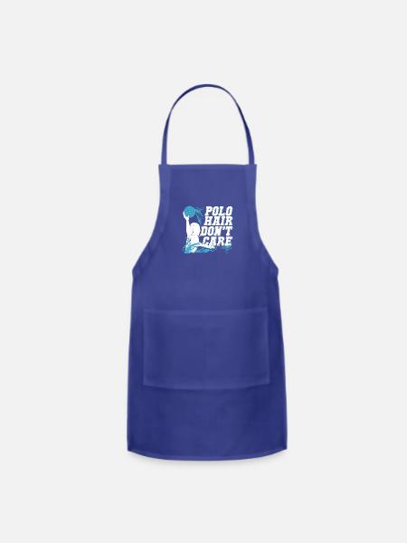 Water Polo Player Gift - Adjustable Apron - royal blue