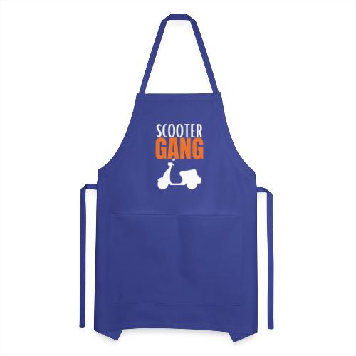 Funny Scooter Gang Motorbikes Riders Lovers - Adjustable Apron