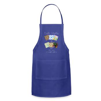 Quilt For Who Love Quilting Quilter - Adjustable Apron - royal blue - Front - Julia (174cm)