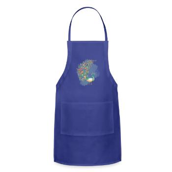 Mor cut - Adjustable Apron - royal blue - Front - Julia (174cm)