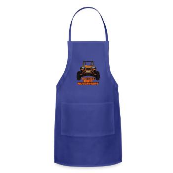 UTV ATV Quad Bike Four Wheeler racing mud sxs gift - Adjustable Apron - royal blue - Front - Julia (174cm)