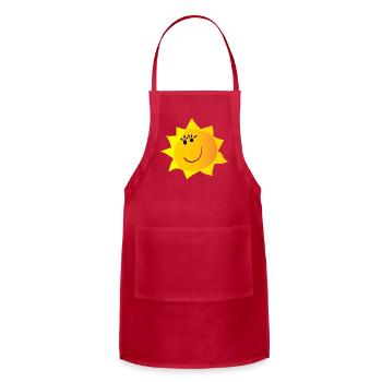 sun - Adjustable Apron - red - Front - Julia (174cm)