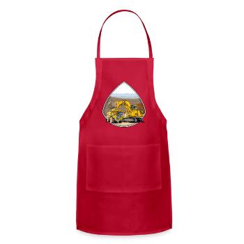 Machines for mining - Adjustable Apron - red - Front - Julia (174cm)