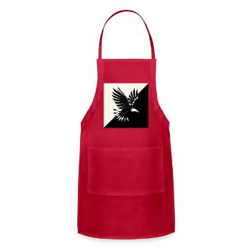 Eagle Geometry Strike - Adjustable Apron - red - Front - Julia (174cm)