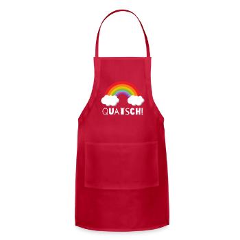 German - Quatsch - Adjustable Apron - red - Front - Julia (174cm)