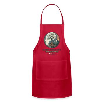 Harmony Mind Tree - Adjustable Apron - red - Front - Julia (174cm)