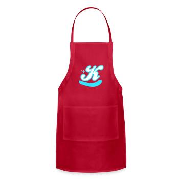 K - Adjustable Apron - red - Front - Julia (174cm)