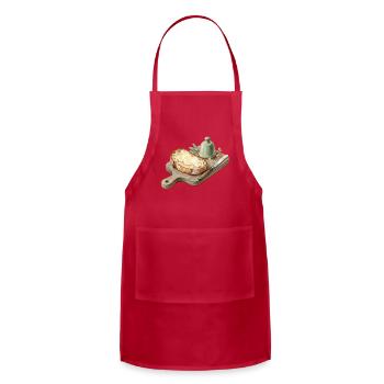 Toast & Tea - Adjustable Apron - red - Front - Julia (174cm)