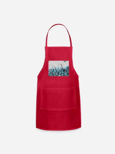 Tag Without a Name - Adjustable Apron - red
