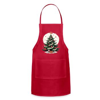 Holiday Vision - Adjustable Apron - red - Front - Julia (174cm)