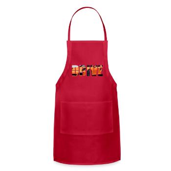 DRIVE - text cut-out design - Adjustable Apron - red - Front - Julia (174cm)