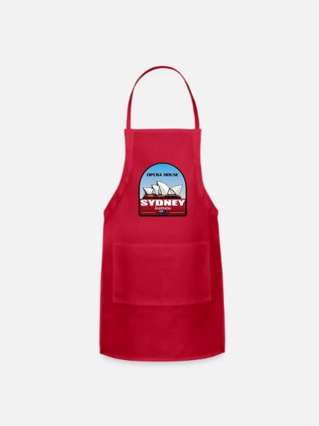 Opera house in sydney australia - Adjustable Apron - red