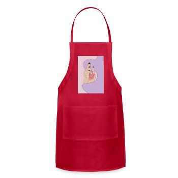 Sculpted Emotion - Adjustable Apron - red - Front - Julia (174cm)