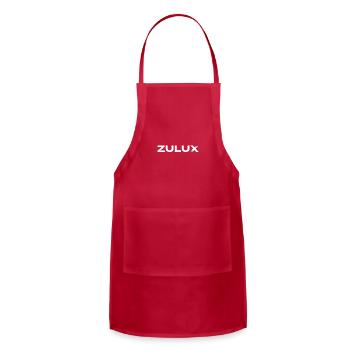 Zulux Nebula Glyph - Adjustable Apron - red - Front - Julia (174cm)