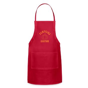 Pumpkins Customs - Adjustable Apron - red - Front - Julia (174cm)