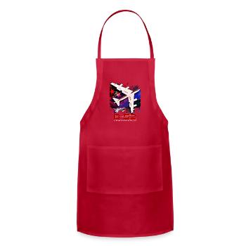 B-52 Stratofortress U.S. long-range heavy bomber - Adjustable Apron - red - Front - Julia (174cm)