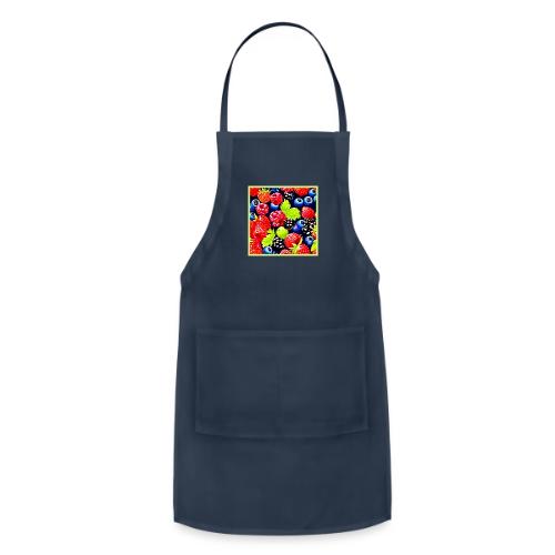 Colorful Berry Medley Design - Adjustable Apron