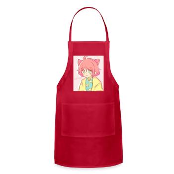 princess carolyn Long - Adjustable Apron - red - Front - Julia (174cm)