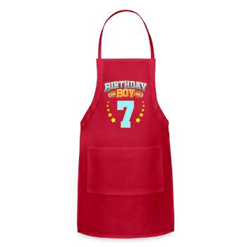 7Th Football 7 - Adjustable Apron - red - Front - Julia (174cm)