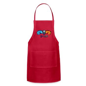 B Raw - Adjustable Apron - red - Front - Julia (174cm)