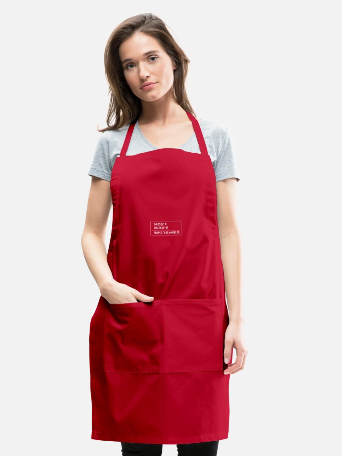 Tplant Coordinates - Adjustable Apron - red - Front - Julia (174cm)