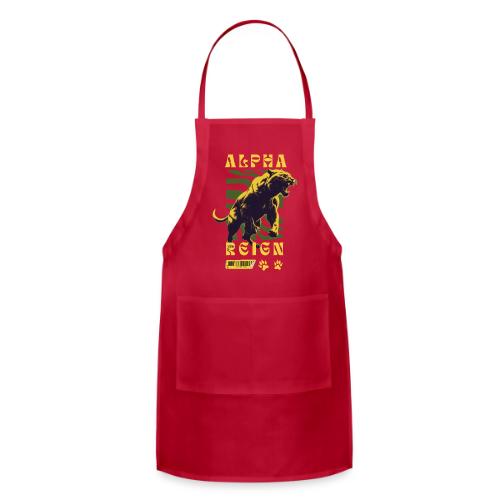 Unleash The Inner Alpha: Fierce Animal Print - Adjustable Apron