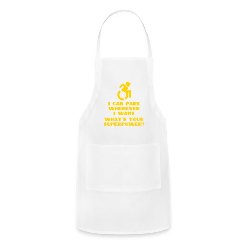 Superpower in wheelchair, for wheelchair users - Adjustable Apron