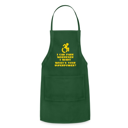 Superpower in wheelchair, for wheelchair users - Adjustable Apron