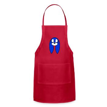Plush Icon T Shirt - Adjustable Apron - red - Front - Julia (174cm)