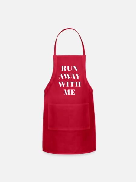Run Away With Me - Adjustable Apron - red