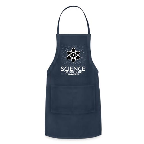Science The Evolutionary Advocate White Design - Adjustable Apron