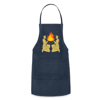twin flame connection - Adjustable Apron - navy - Front - Julia (174cm)