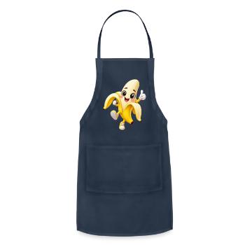 Banana Buddy Run - Adjustable Apron - navy - Front - Julia (174cm)