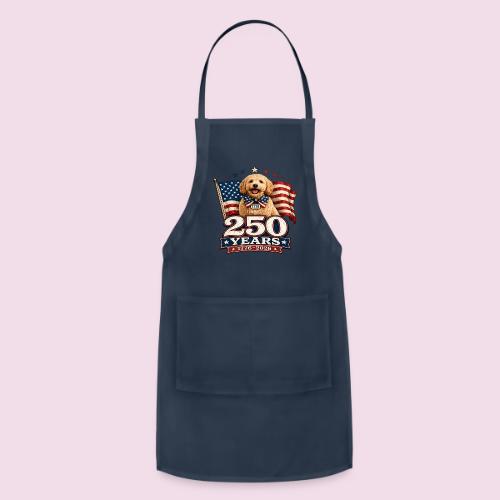 America 250 Dog Mom Goldendoodle - Adjustable Apron