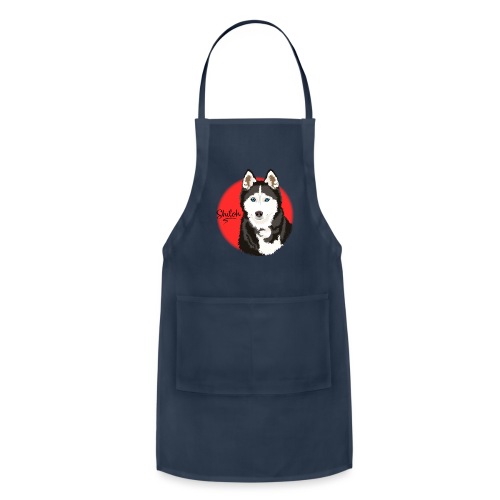 Shiloh the Husky from Gone to the Snow Dogs - Adjustable Apron