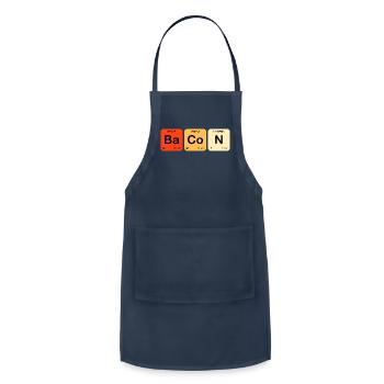 Chemistry Foodie - Adjustable Apron - navy - Front - Julia (174cm)